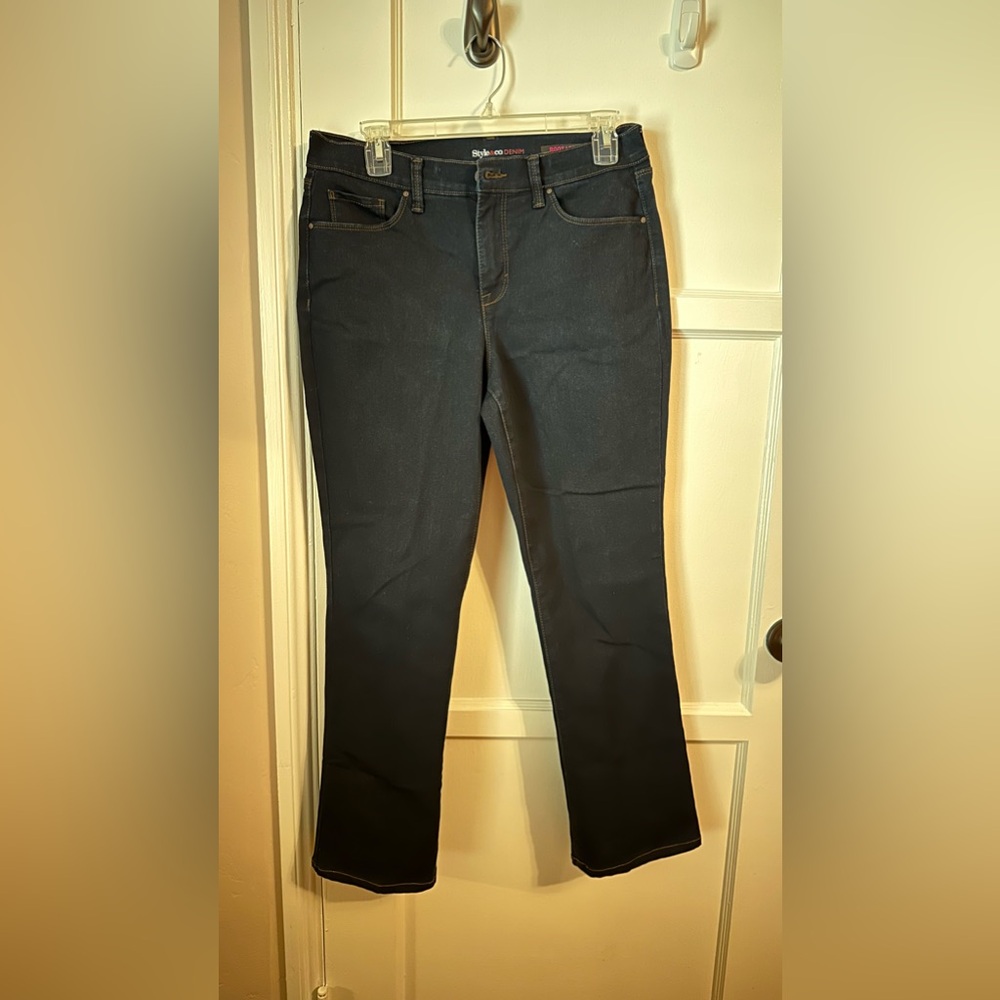 Women Dark Blue Style & Co Bootcut Jean
